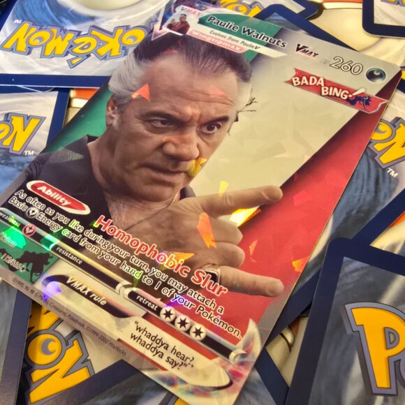 Paulie Walnuts Pokemon Card - The Sopranos - Picture 5 of 8